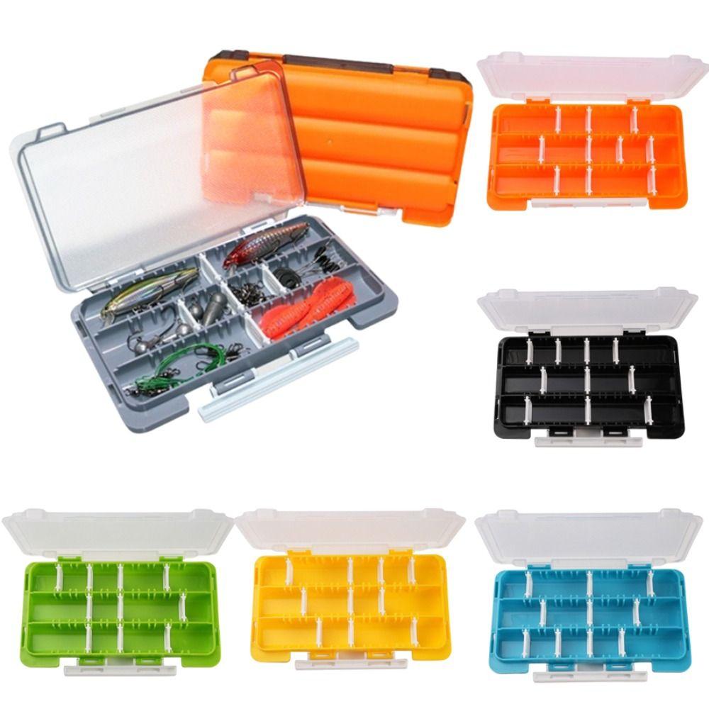 Double Side Fishing Tackle Box Assembled Design Spinner Lure Fishing Accessories Storage Box Fake Bait Box Carp Fishing