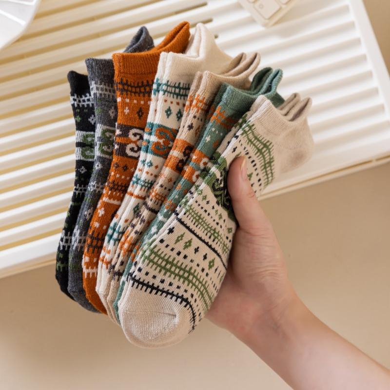 Female Spring and Summer Comfortable Breathable Family Wind Anti Friction Invisible Socks