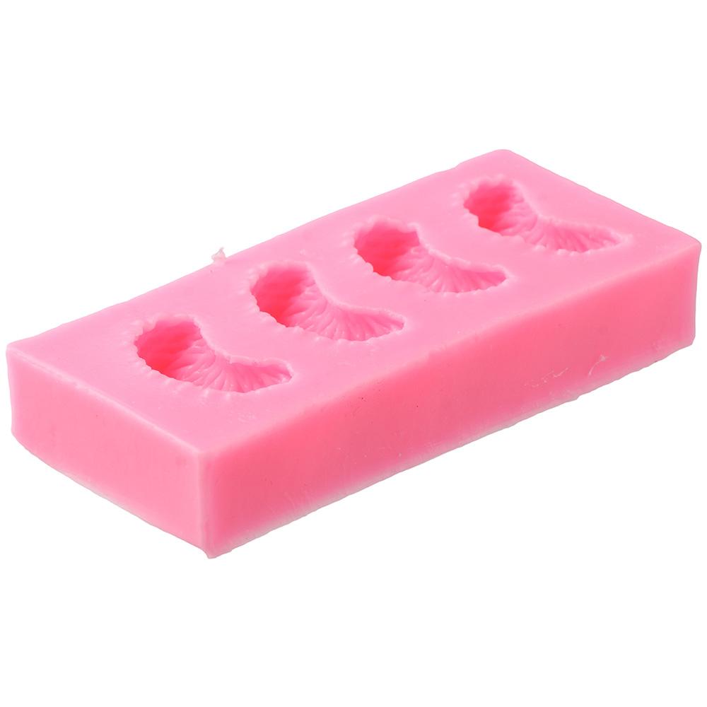 5 Pieces Strawberry Silicone Molds Orange 3D Fondant Molds Craft Cake Molds  for Cupcake Candy
