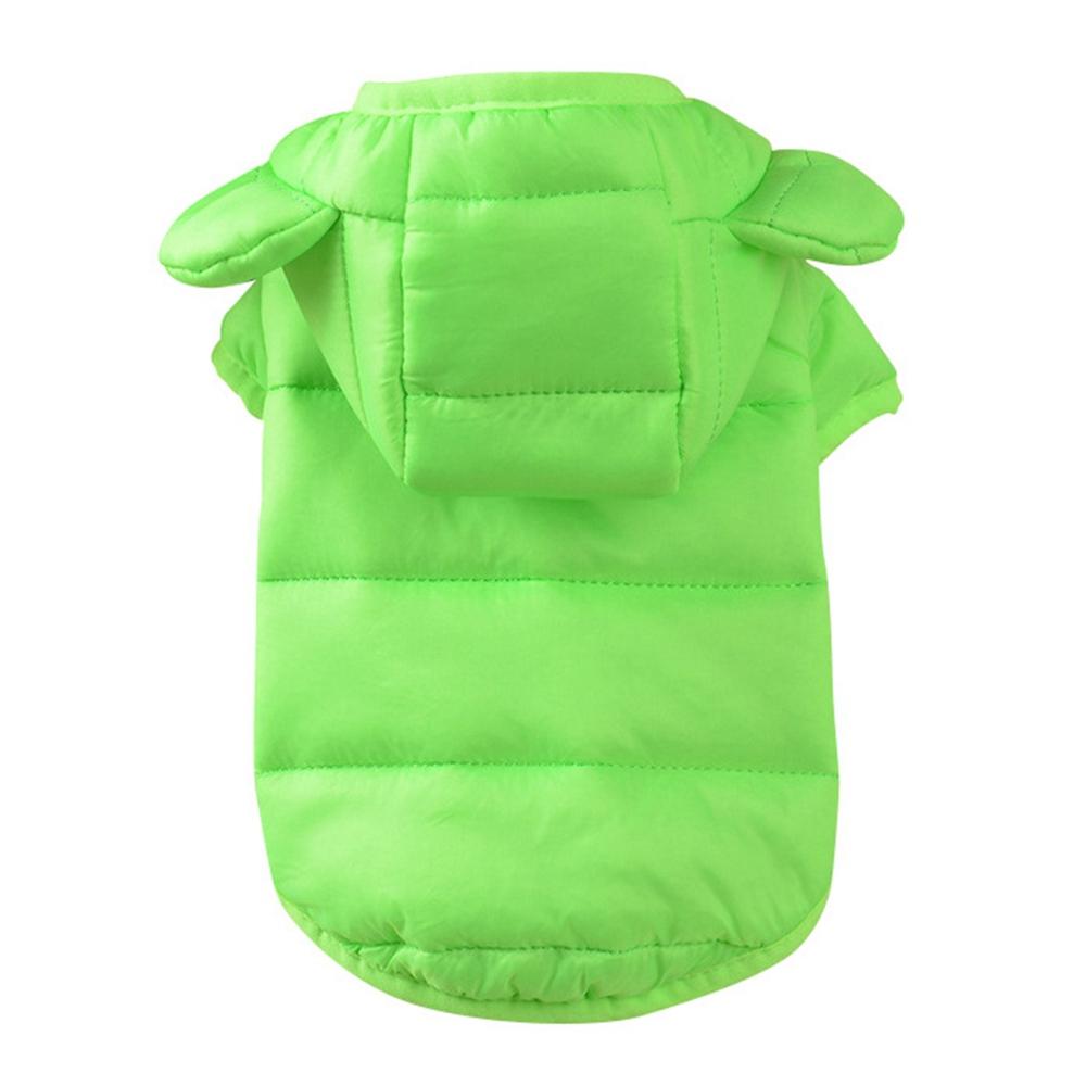 

Осенне-зимняя одежда для домашних животных для маленьких и средних собак, пальто с капюшоном для собак, толстая теплая куртка для щенков, одежда для французских бульдогов чихуахуа M