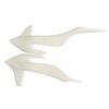 KVIS Hengjian Z300 KTM Off-road Motorcycle Front & Rear Fender Shell 2020-2023, White