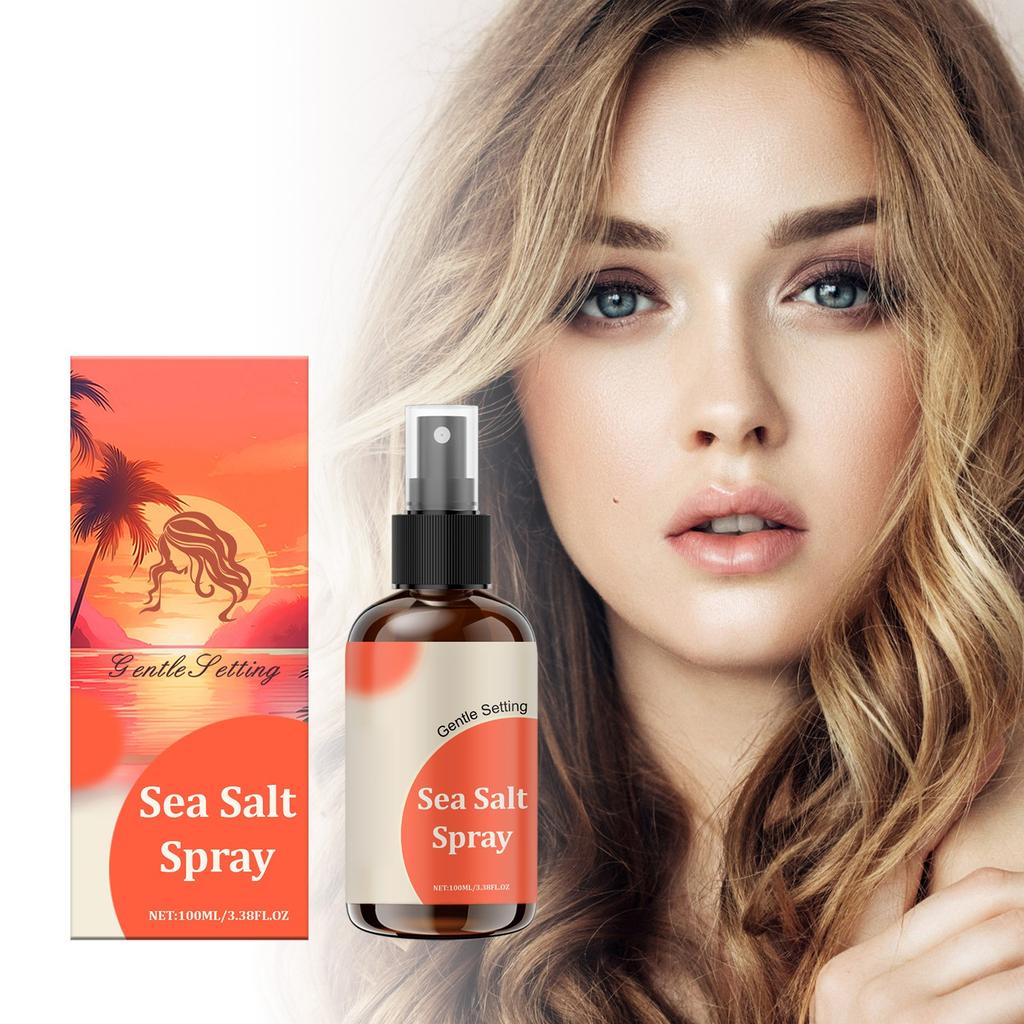 Meeres-Haarspray, sofortiger und natürlicher Strand-Look, Volumen und Textur, mit Seetang angereichertes Meeresspray(100ml