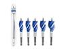 Blue Groove Wood Drill Set 6X 5 Pieces - I-1922007