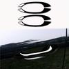 For Porsche Macan 2014- Glossy Black Outer Car Door Handle Patch Cover Trim