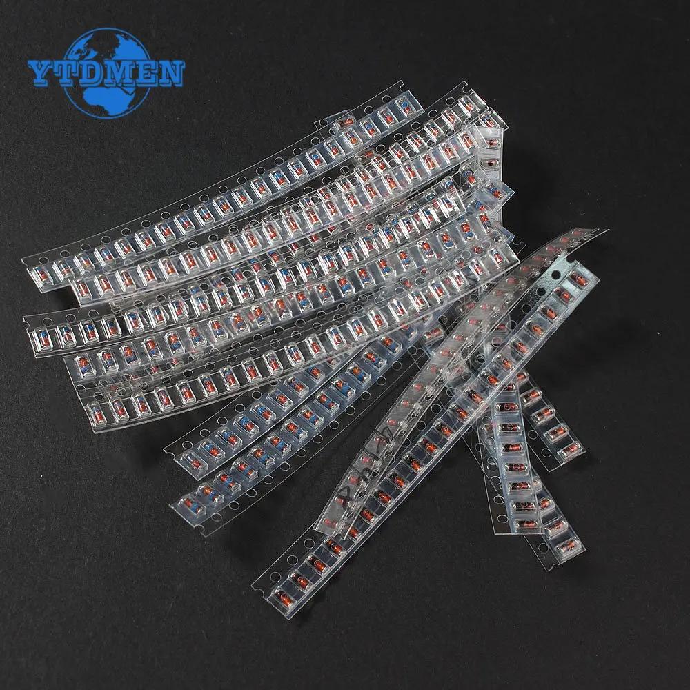 300PCS SMD LL34 Zener-Dioden-Kit 0,5W 1/2W 3V-24V 2V-39V SMD-Dioden-Set 1N4148