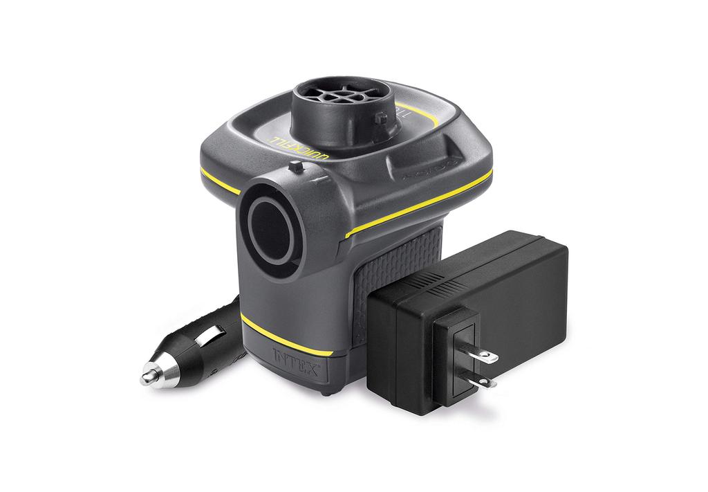 INTEX ACDC Electric Pump, 100V, Compatible with Household Power and Cigarette Lighter Sockets, 66633 [Official Japanese Product]