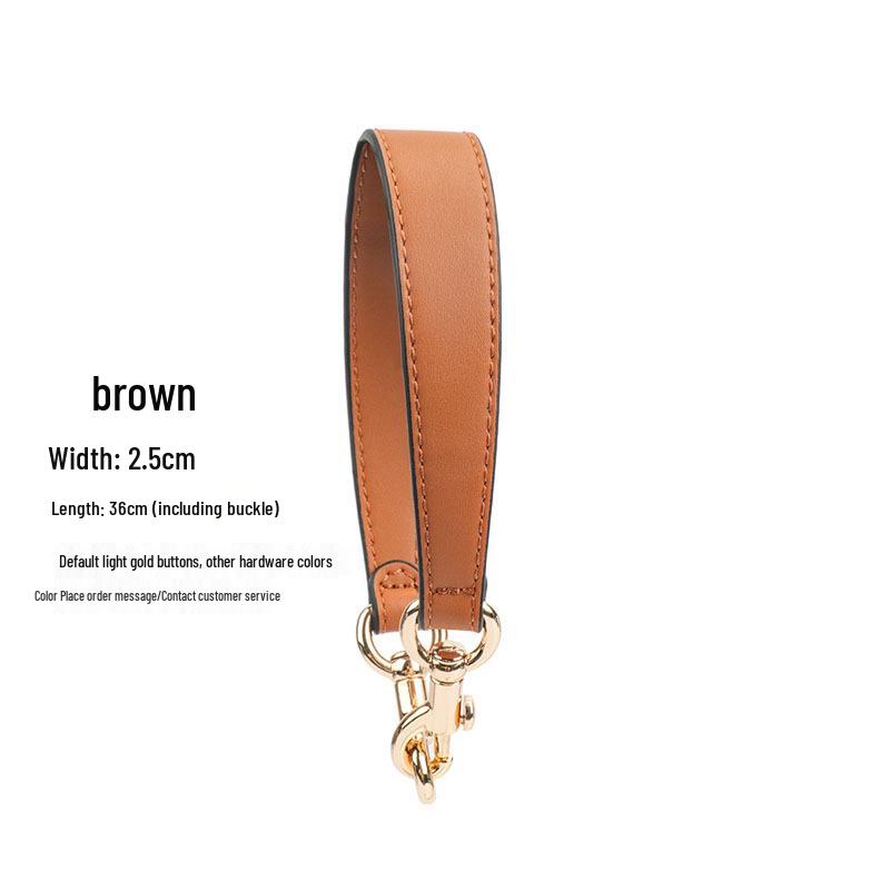 Black PU Handbag Replacement Strap: Women's Underarm Bag, Short Single Shoulder Handle, Trendy Plain Design