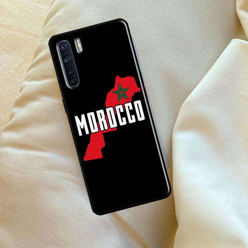 Marokko Karte Flagge Für OPPO A74 A54 A94 A15 A17 A77 A79 A58 A78 A98 A5 A9 A16 A76 A96 A52 A72 A53S A57S Hülle