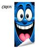 Cartoon Expression Stickers for Garbage Bins Funny Trash Can Sticker, Cute Big Eye Decorative Removable PVC Recycling Adhesive Label, Waterproof Decal