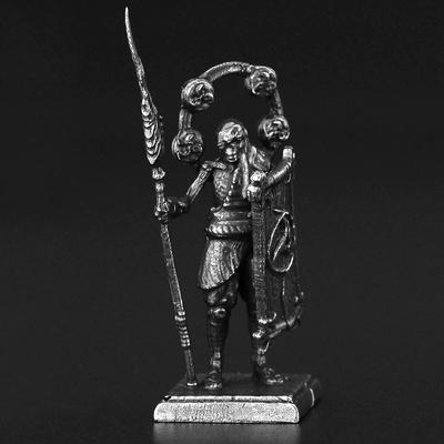 Ancient Shogunate Skeleton Warrior Soldiers Model Metal Toys Boys Gifts Creative Miniature Ornament Accessories Board Game Piece