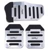 3Pcs/set Universal Car Manual Series Automatic Brake Accelerator Non-slip Foot Rest Pedal Pad Cover Car Accessories