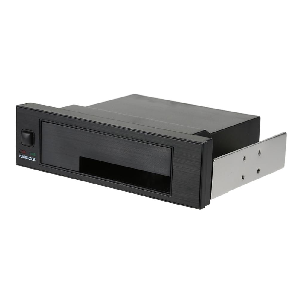 Internal Single Bay Mobile Rack Enclosure with LED Indicator Light Support Hot Swap for 2.5 3.5inches SATA HDD SSD Fit