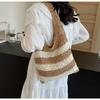 Beach Straw Bag New Summer Versatile Shoulder Armpit Bag Seaside Vacation Woven Tote Bag