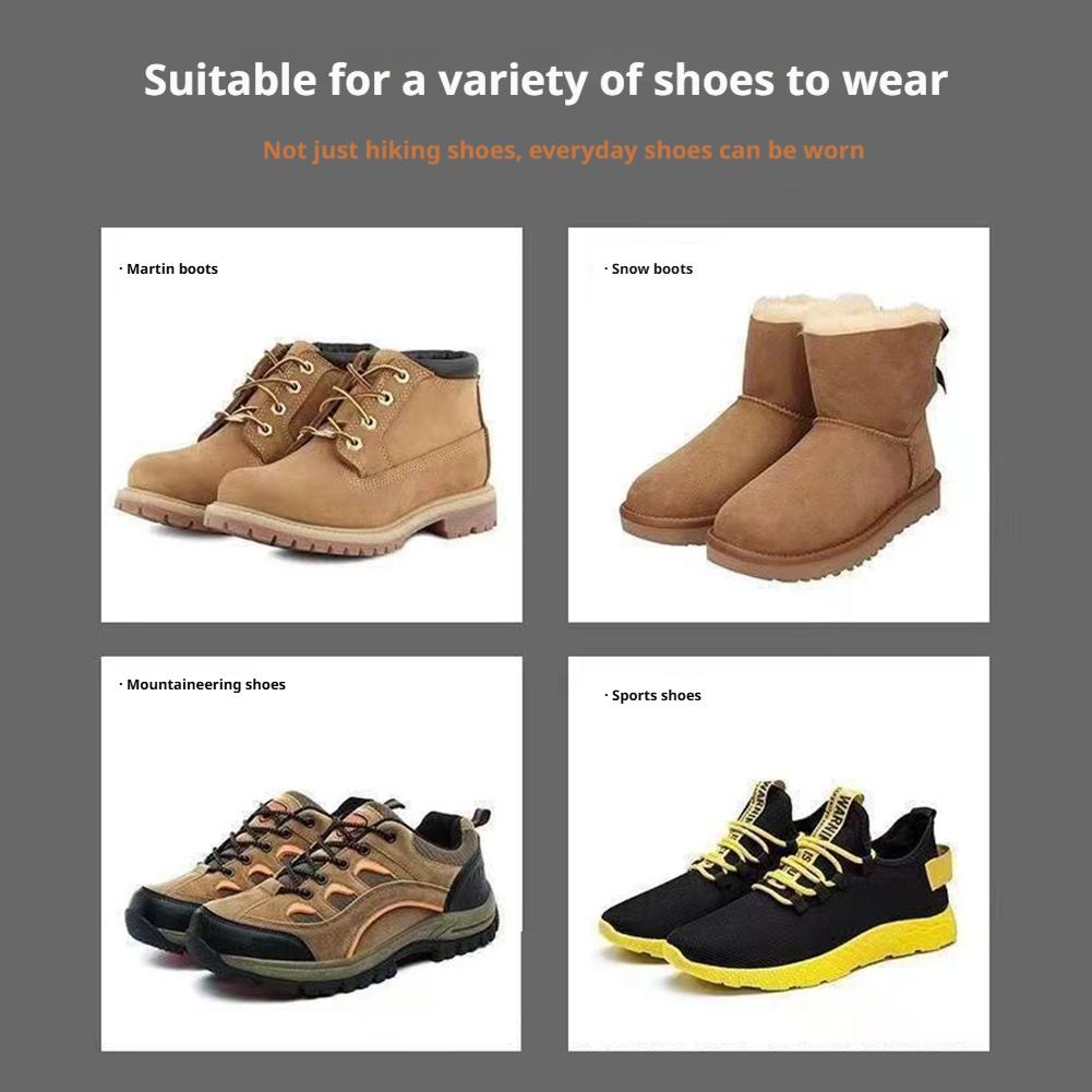 1 Pair 5 Studs Anti-Skid Ice Snow Camping Walking Shoes Winter Safety Boots Universal Professional Climbing Crampons