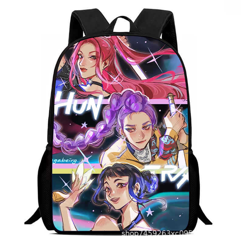 Kpop Witch Hunter Group Schoolbag High Definition Printing Casual Light Backpack Primary School