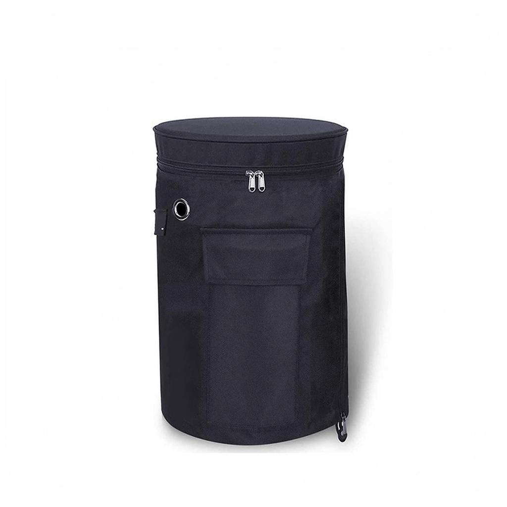 Small Black Propane Tank Cover, Cloth Cylinder Protector Sleeve and