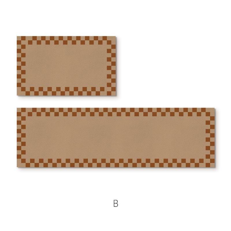 Wabi-Sabi Kitchen Mat: Water-Absorbent, Quick-Drying, Stain-Resistant, Easy-Clean Diatomaceous Earth Anti-Fall & Anti-Slip Floor Pad