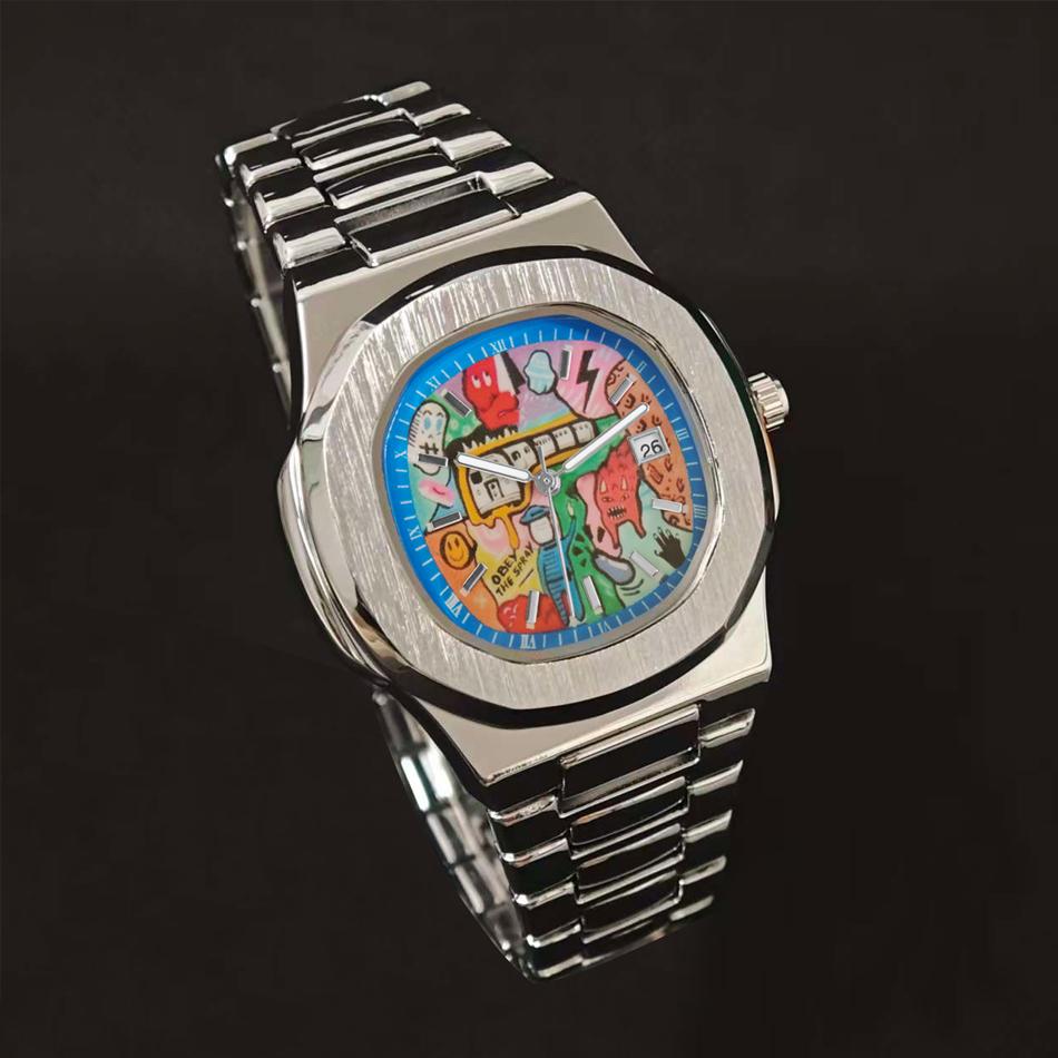 Square Retro Watch for Men Light Luxury Brand Genuine Gift New Stainless Steel Strap Waterproof Quartz Watch