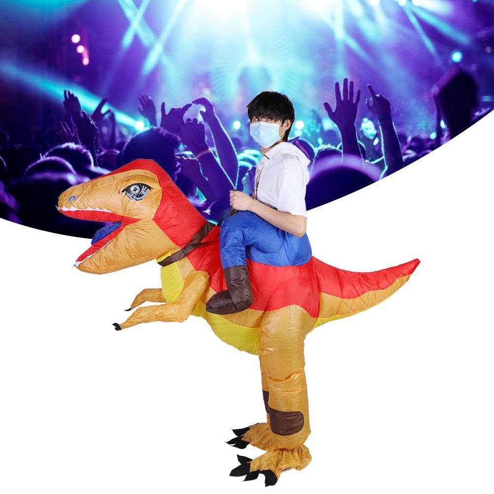 

Dinosaur Inflatable Halloween Costume for Adults Kid with Blower Festivals Party Decoration