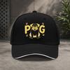 Pug Dog Pattern Adjustable Baseball Cap Unisex Lightweight Casual Sports Party Hat Fashion Trendy Gift