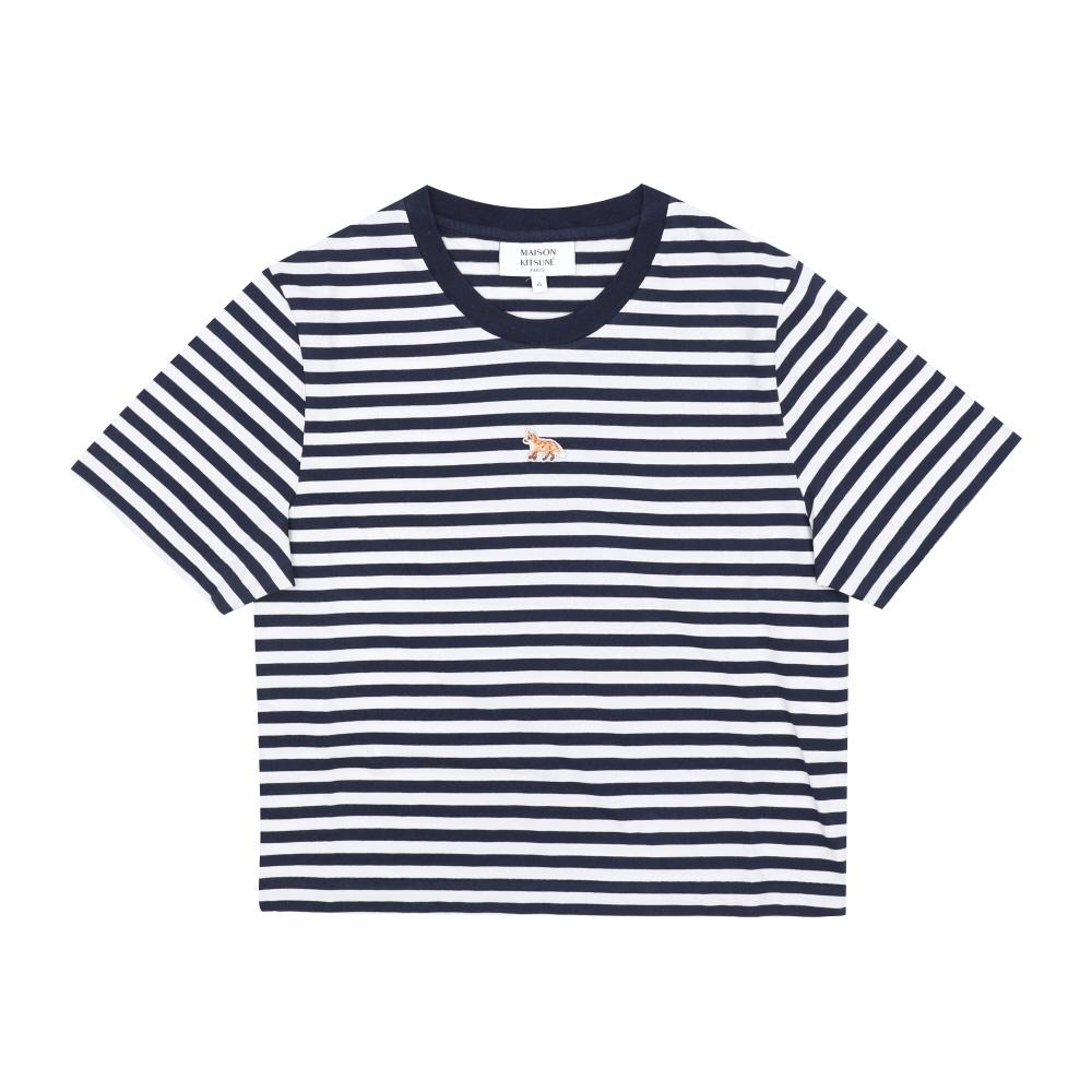 MaiSon KiTSune Патч Лисенок Полоска Укороченная Женская S Футболка Pw00118kj7026 0392 PW00118KJ7026 0392 (XS)