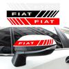 2 st Bilstyrspegel Dekoration Klistermärken Emblem Styling För Abbas 124 125 500 Abarth Palio Punto Stlio Tipo Panda Doblo
