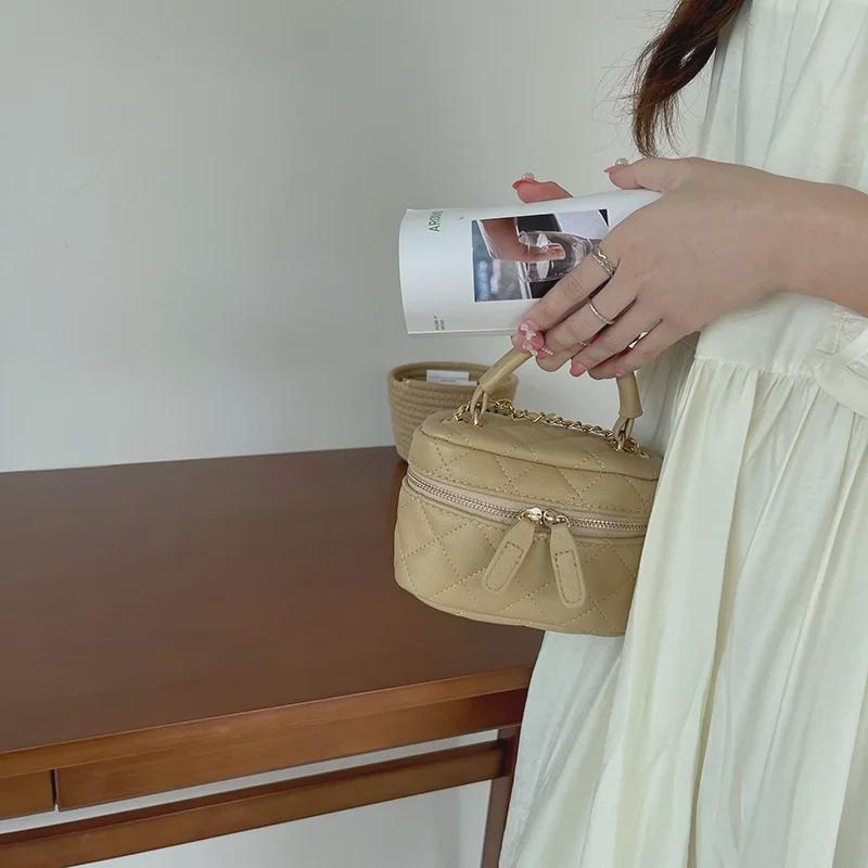 2025 Módna dámska letná kabelka vedro s diamantovou retiazkou do ruky - Všestranná cez rameno/messenger