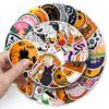 50 Halloween Graffiti Stickers: Personalized DIY Waterproof Cartoon Stickers for Kids - Perfect for Water Bottles & Suitcases