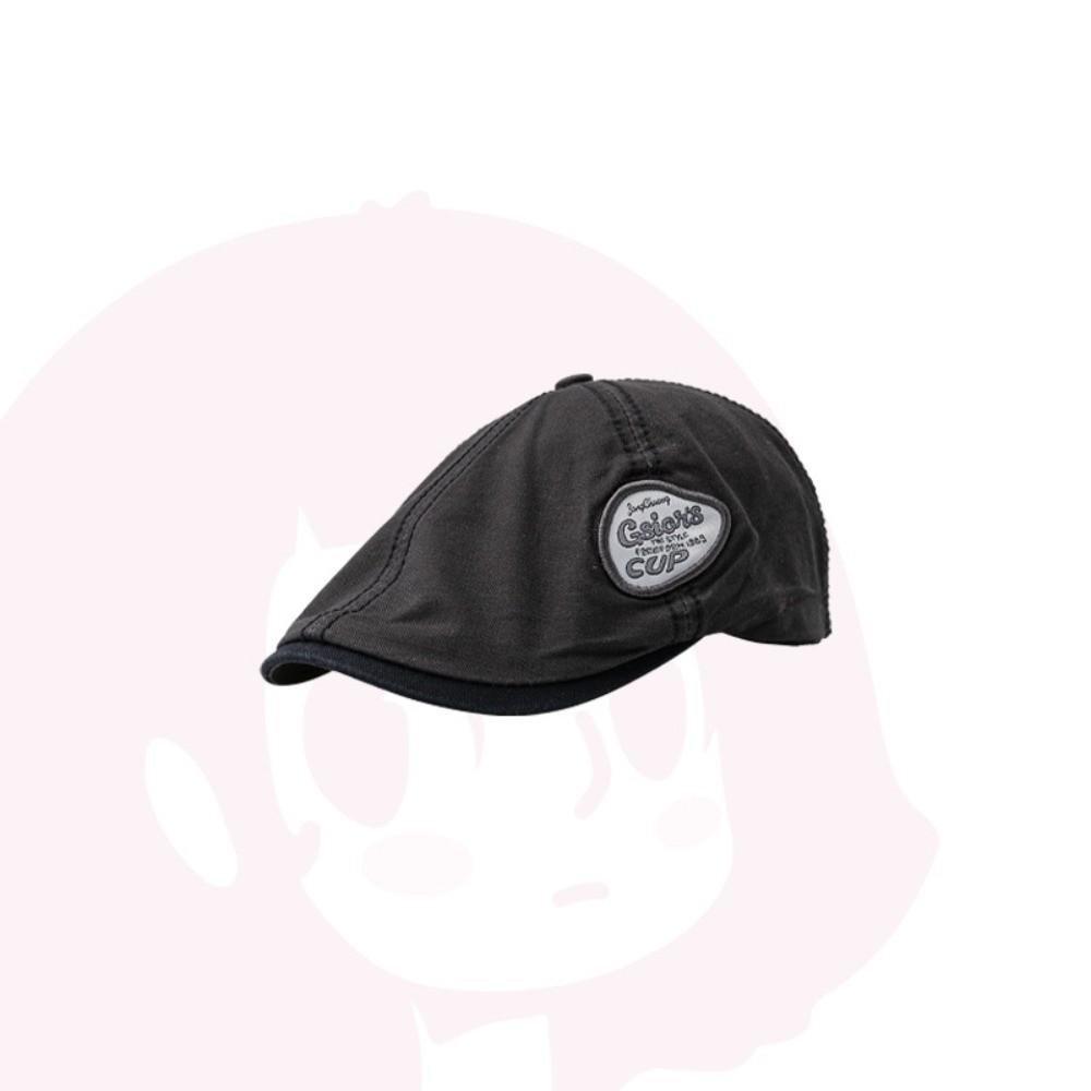 Y2k Painter Hat Embroidery Retro Artist Hat Fashion Newsboy Flat Cap  Spring Summer