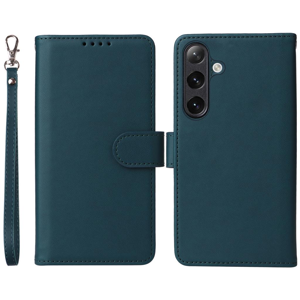 For Samsung Galaxy S24 Magnetic Case BETOPNICE Detachable PU Leather Phone Cover with Strap