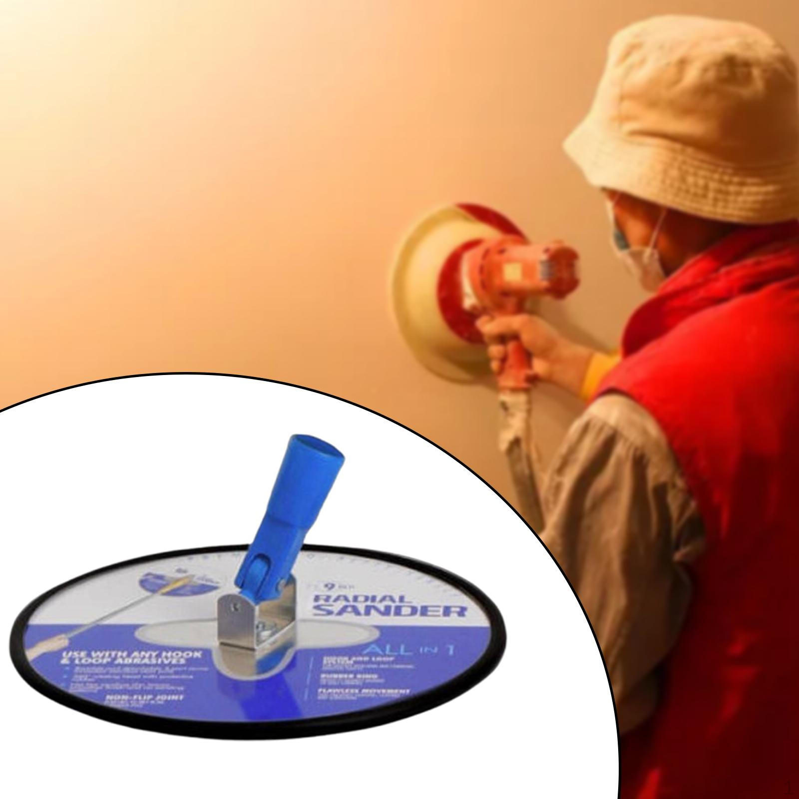 

9-дюймовый радиальный шлифовальный станок для гипсокартона для отделки стен синий