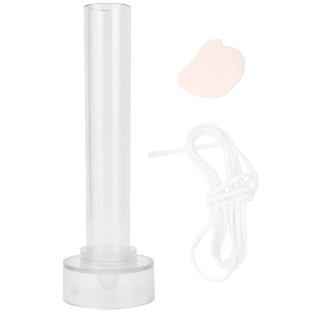 Wax Mold Clear Transparent Plastic Candle Mold Reusable Plastic Candle Making Mold Non Stick Tip Candle Mold DIY Craft