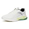 Anta Cushioning Slip Resistant Abrasion Resistant Breathable Low top Running Shoes Men's White Gray Green 112125502-4