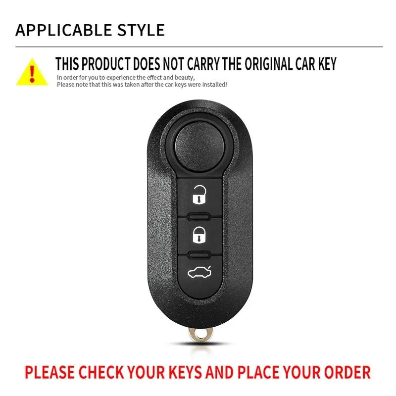TPU Auto Schlüsselhülle Abdeckung für Fiat 500 Ducato Panda 500L Punto Lancia Musa für Citroen Jumper für Peugeot Boxer Auto Zubehör
