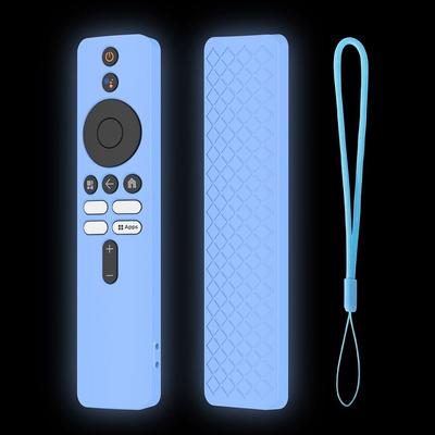 Protective Case Remote Control Case Plain Color Silicone TV Stick Cover Shockproof for Xiaomi TV Box S (2nd Gen)
