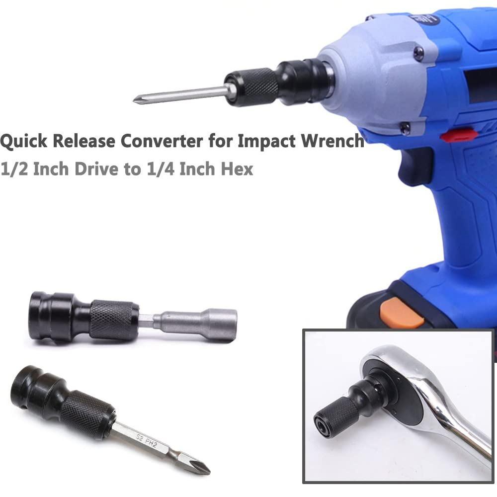Socket Drill Chuck Converter Ratchet Socket Wrench Socket Adapter Drive Converter Impact Tool