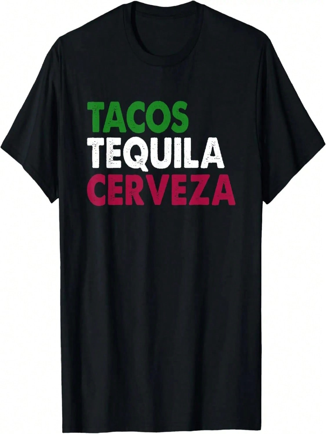 TACOS TEQUILA CERVEZA Funny Taco Beer Lover Cinco De Mayo T-Shirt S разноцветный