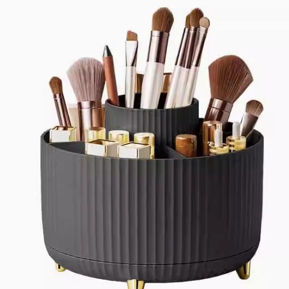 Rotating Home Organizer: Desktop Skincare, Cosmetics & Pen Holder