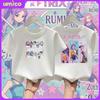 New Fashionable Children's Clothing Trendy Anime Printed Comfortable Round Neck T-shirt