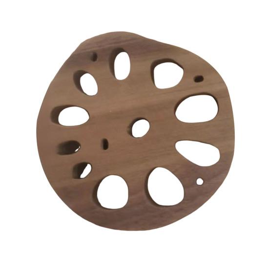 Creative Cookie Coaster for Drinks Solid Wood Heat Resistant Placemats for Table Rustic Cork