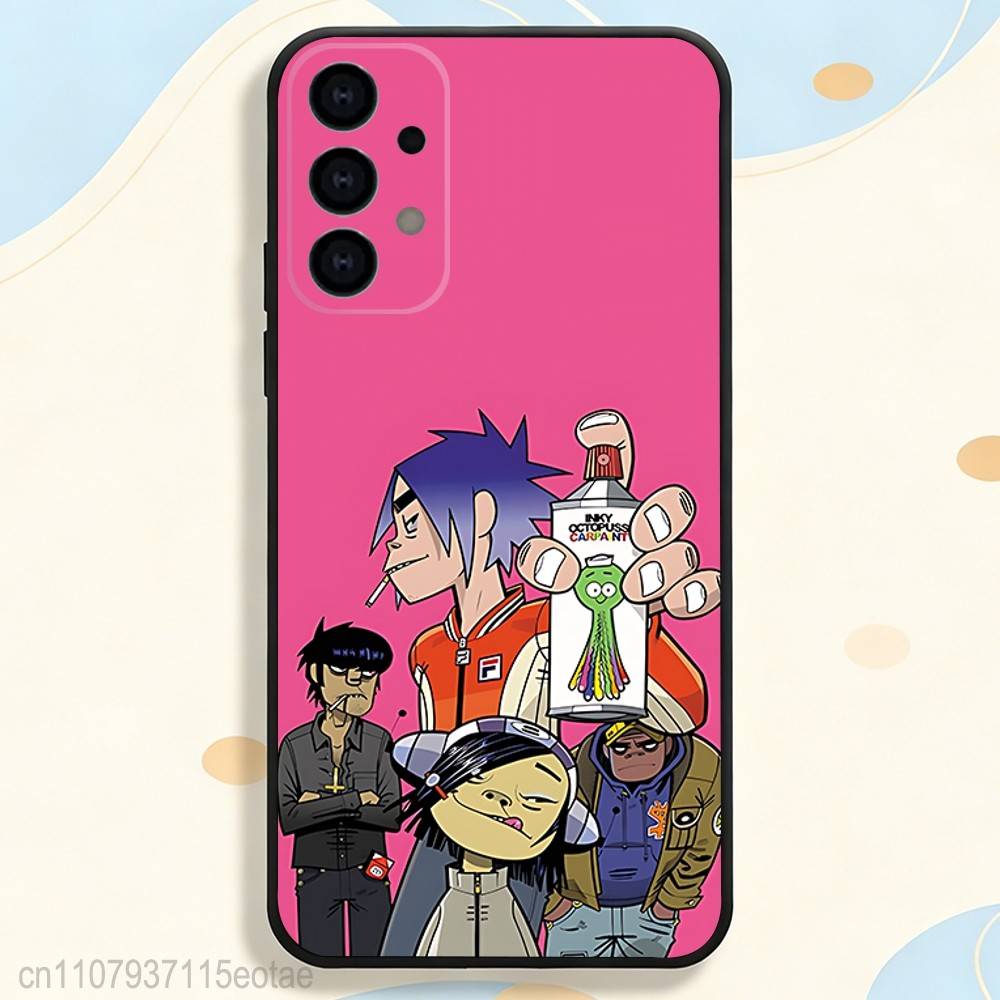 

G-Gorillaz-Z band ROCK Phone Case Silicone Soft For Samsung S26,S25,S24,S21,S22,S23,S30,Ultra,S20,Plus,Fe,Lite SamsungS22plus5G