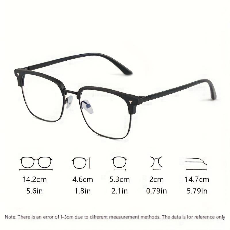 4PCS Y2K Style Fashionable Glasses Suitable for Both Women and Men with Anti Blue Light Color Changing Lenses