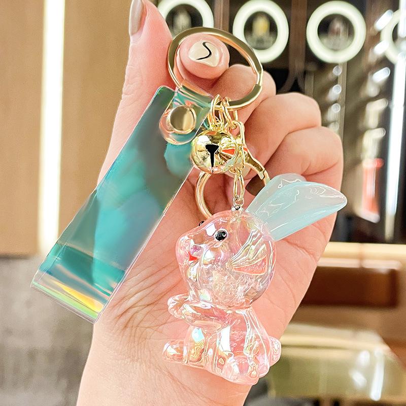 Creative Acrylic Rabbit Keychain & Bag Charm