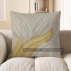 Home Decor Stylish Feather Pattern Decorative Pillow Cover Pattern Cushion Cover Suitable For Sofa Bedroom Car Pillow Cover