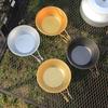 Stainless Steel Camping Cup 16.5x12cm Portable for Barbecue Hiking Camping Picnics Hangable Soup Bowl