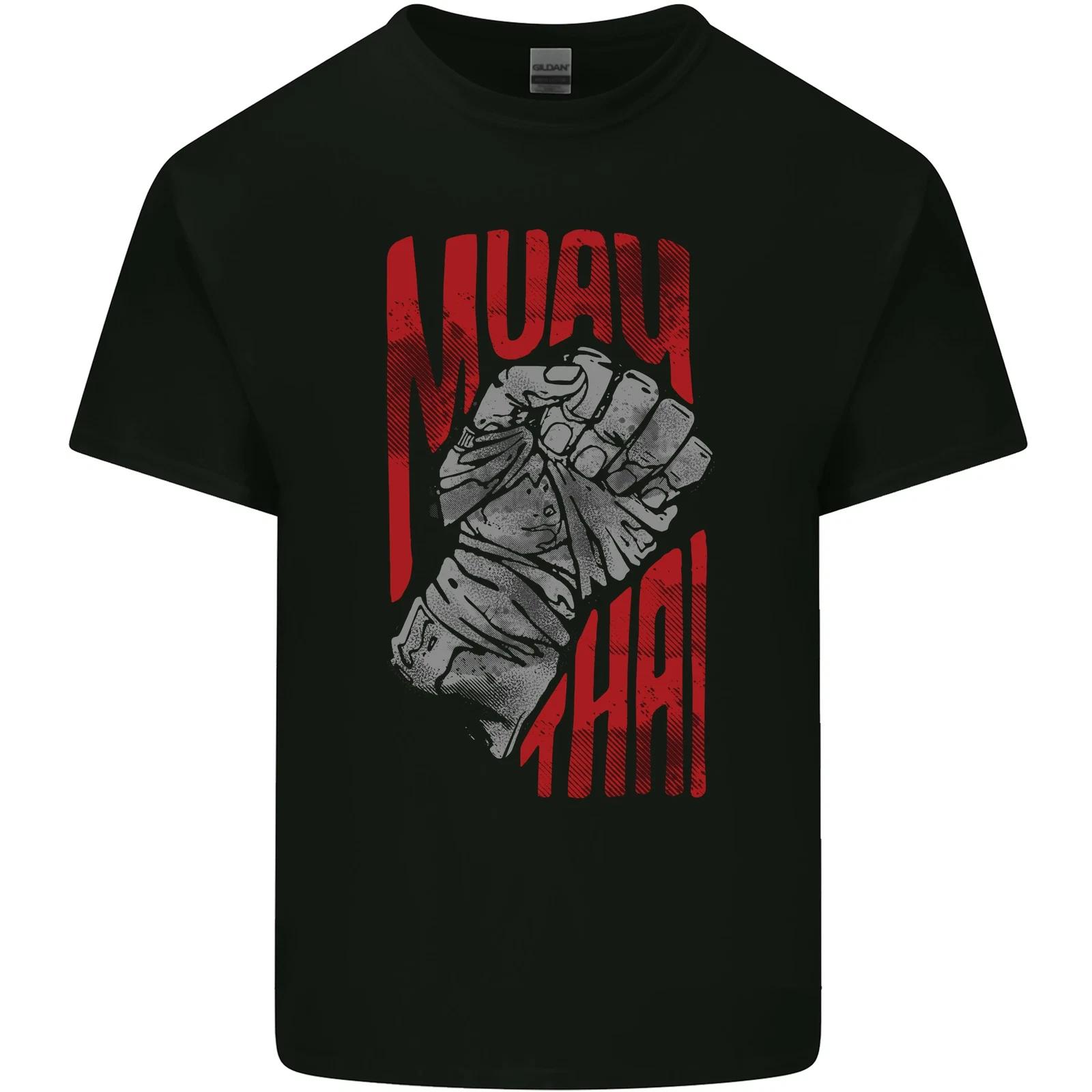 Muay Thai Fighter Fist MMA Martial Arts Kids T-Shirt Childrens 4XL