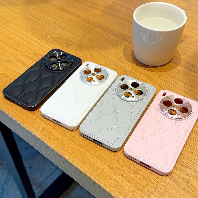Small Fragrance Leather Grain Lens Full coverage Protection Case For VIVO X300 Pro X300 X200 Ultra X200s 200 pro mini X100 Cover
