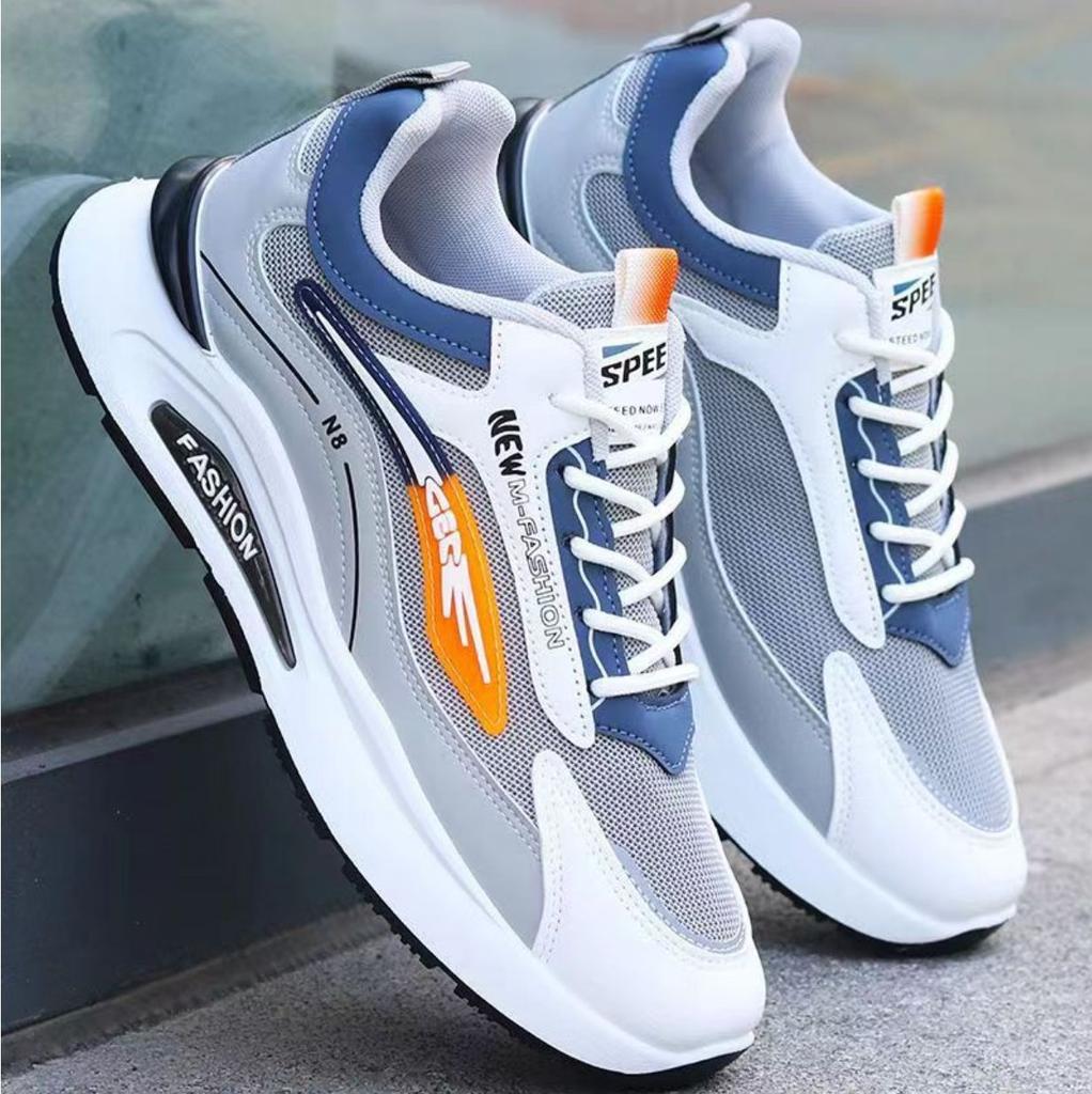 New Waterproof Leather Sneakers Trendy Shoes Lightweight Casual Shoes Soft Sole Non-slip Running Shoes