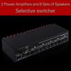 2 In 6 Out Power Amplifiers Loudspeaker Box Switcher 6 Channel Speaker Distribution Device Loudspeaker Switching Amplifi