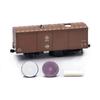 TOMYTEC TOMIX HO Gauge HO Rail Cleaning Car, 2-Axle Freight Car Type, Brown, HO-735, Model Railroad Supplies